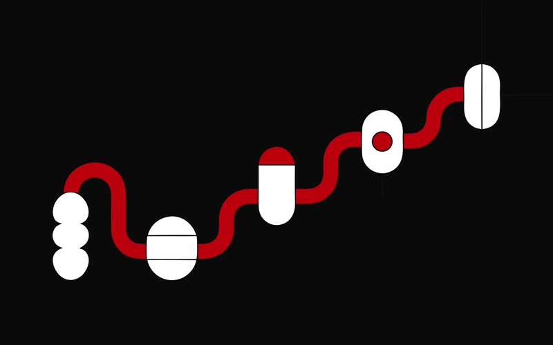 Abstract emergency coordination route connecting five role-specific stations